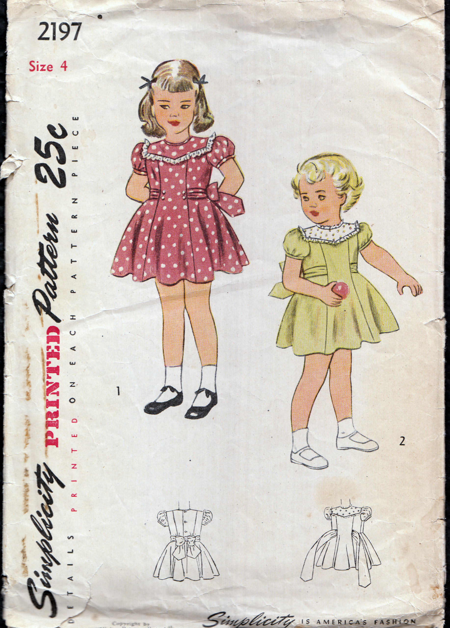 1940s Girls Dress Patterns